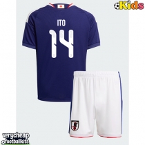 Japan Junya Ito #14 Replica Home Minikit World Cup 2026 Short Sleeve (+ pants)